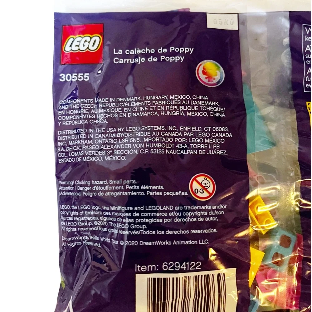 LEGO Trolls World Tour Poppy's Carriage 51 Pieces 30555 Ages 6+ New/Sealed - Picture 3 of 5